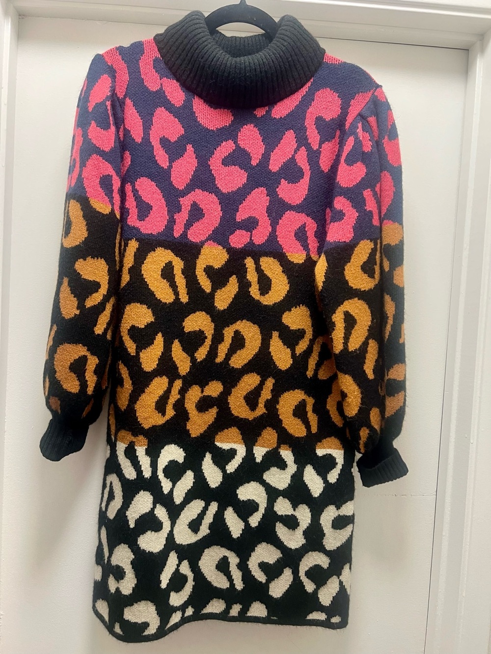 FARM Rio Leopard Sweater Dress - Picture 3 of 6